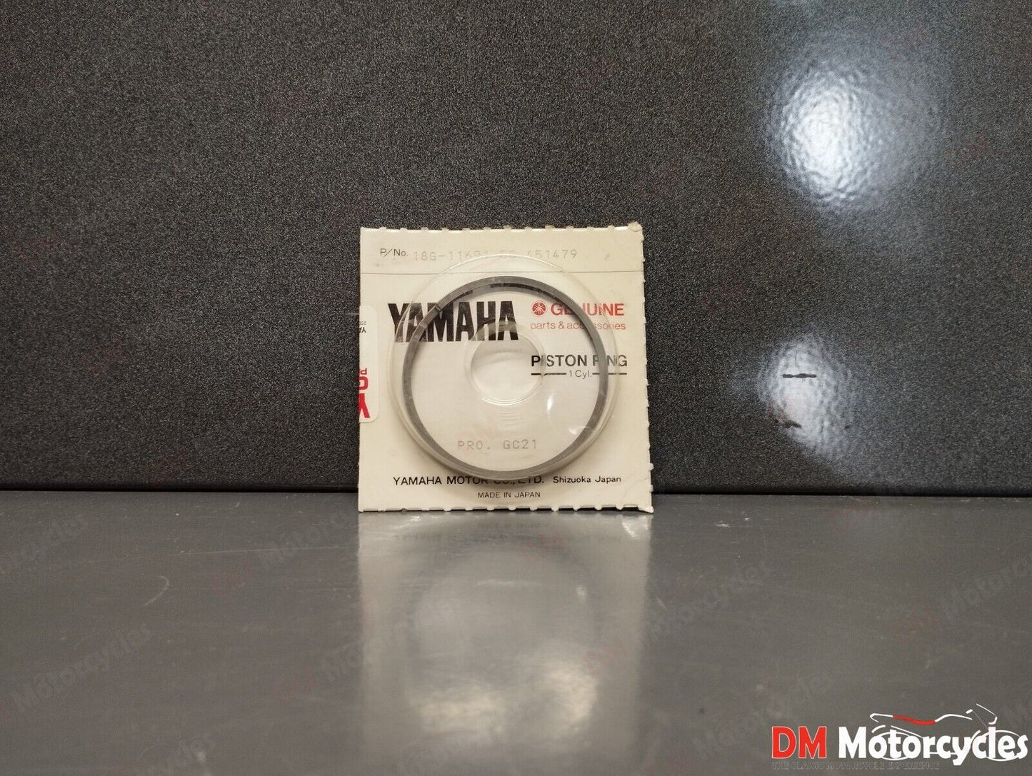 Yamaha genuine nos DT125 RX125 standard size piston ring pn 18g-11601-00
