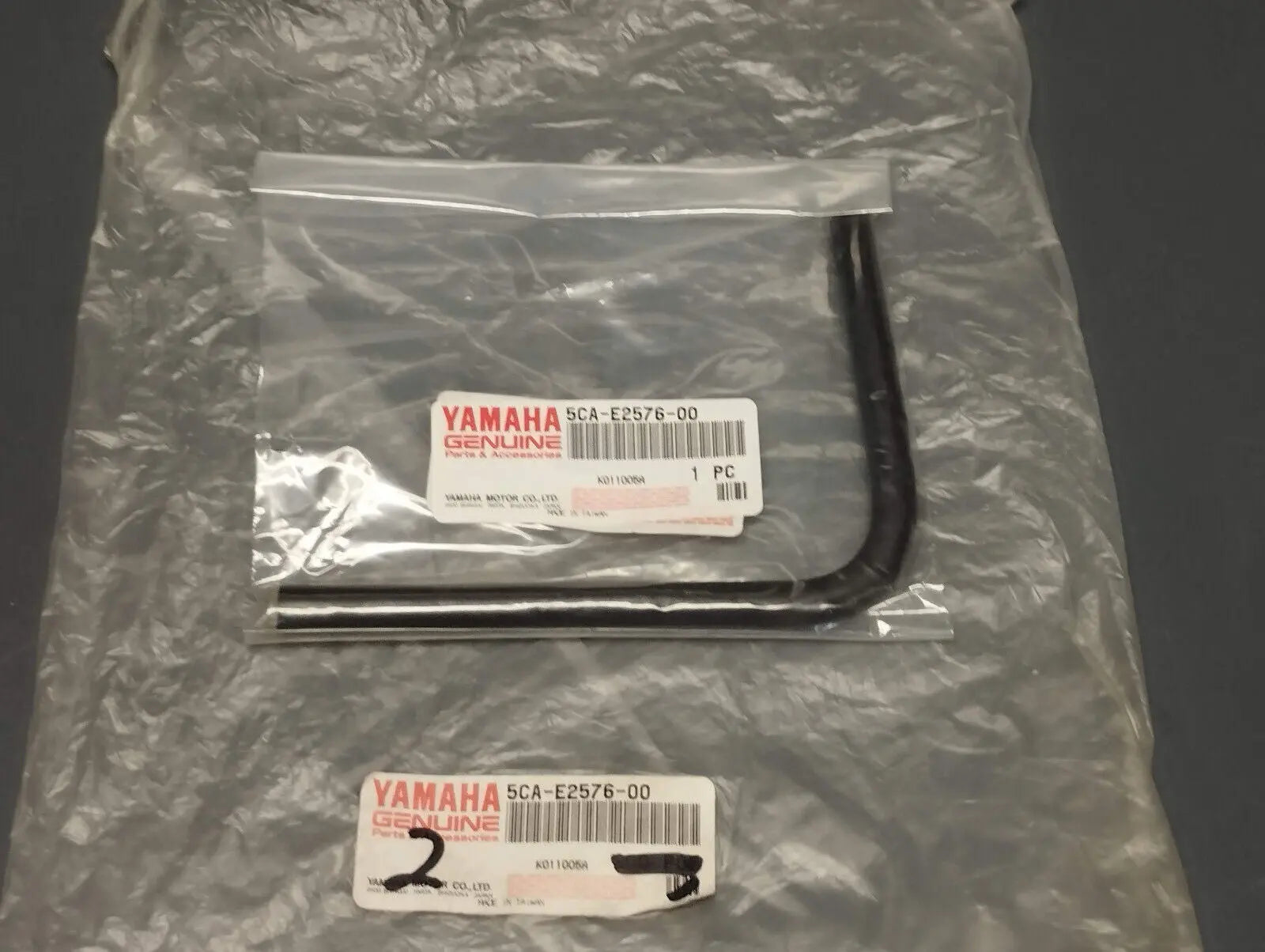 Yamaha genuine new fjr 1300 air induction system bend 2 hose pn 5jw-14882-00
