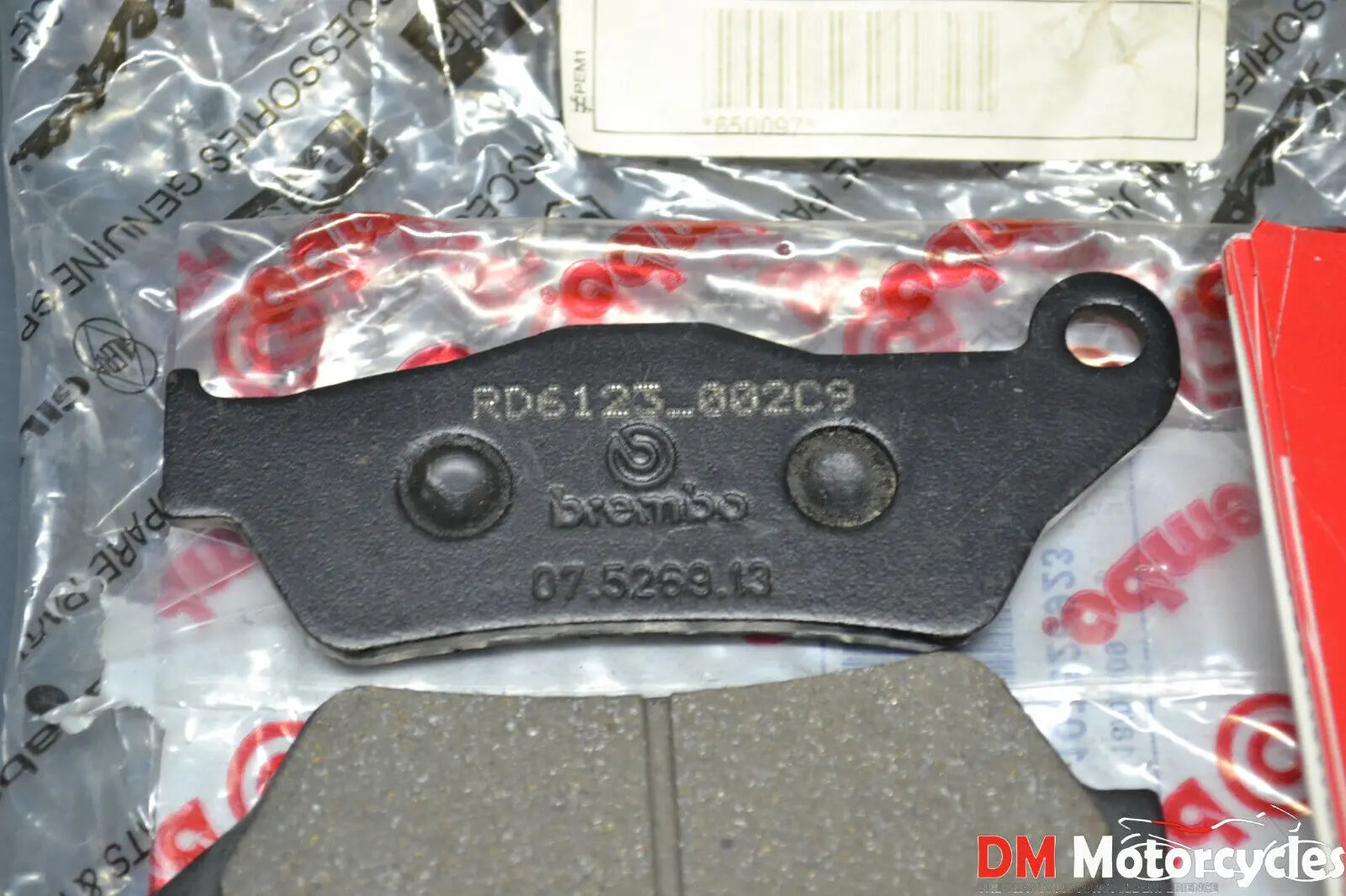 Piaggio genuine x9 nexus 500 srv gp 800 Brembo front disk brake pads pn 650097