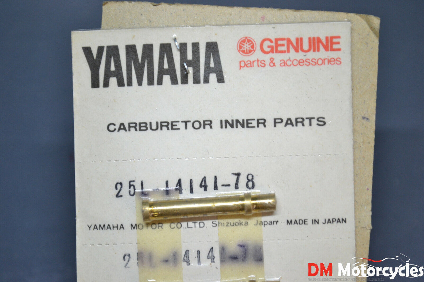 Yamaha genuine nos carburetor nozzle pn 25l-14141-78