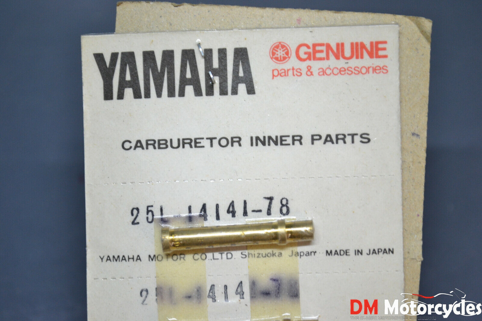 Yamaha genuine nos carburetor nozzle pn 25l-14141-78