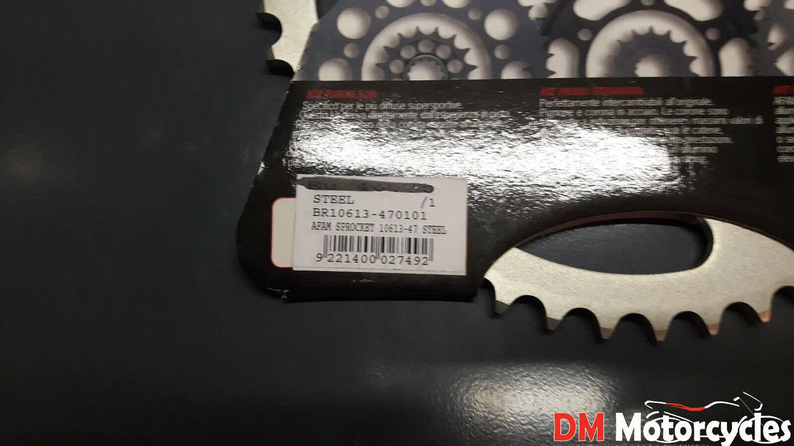 Afam Genuine new 47t 525 rear steel sprocket honda cbr 900 cbf xl vt 10613-47