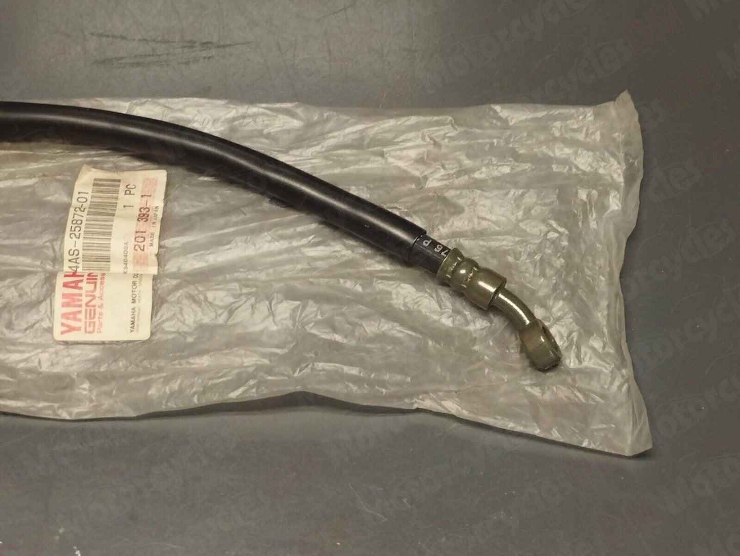 Yamaha genuine nos fz750p fz 750 1985 brake hose 4 pn 4as-25872-50