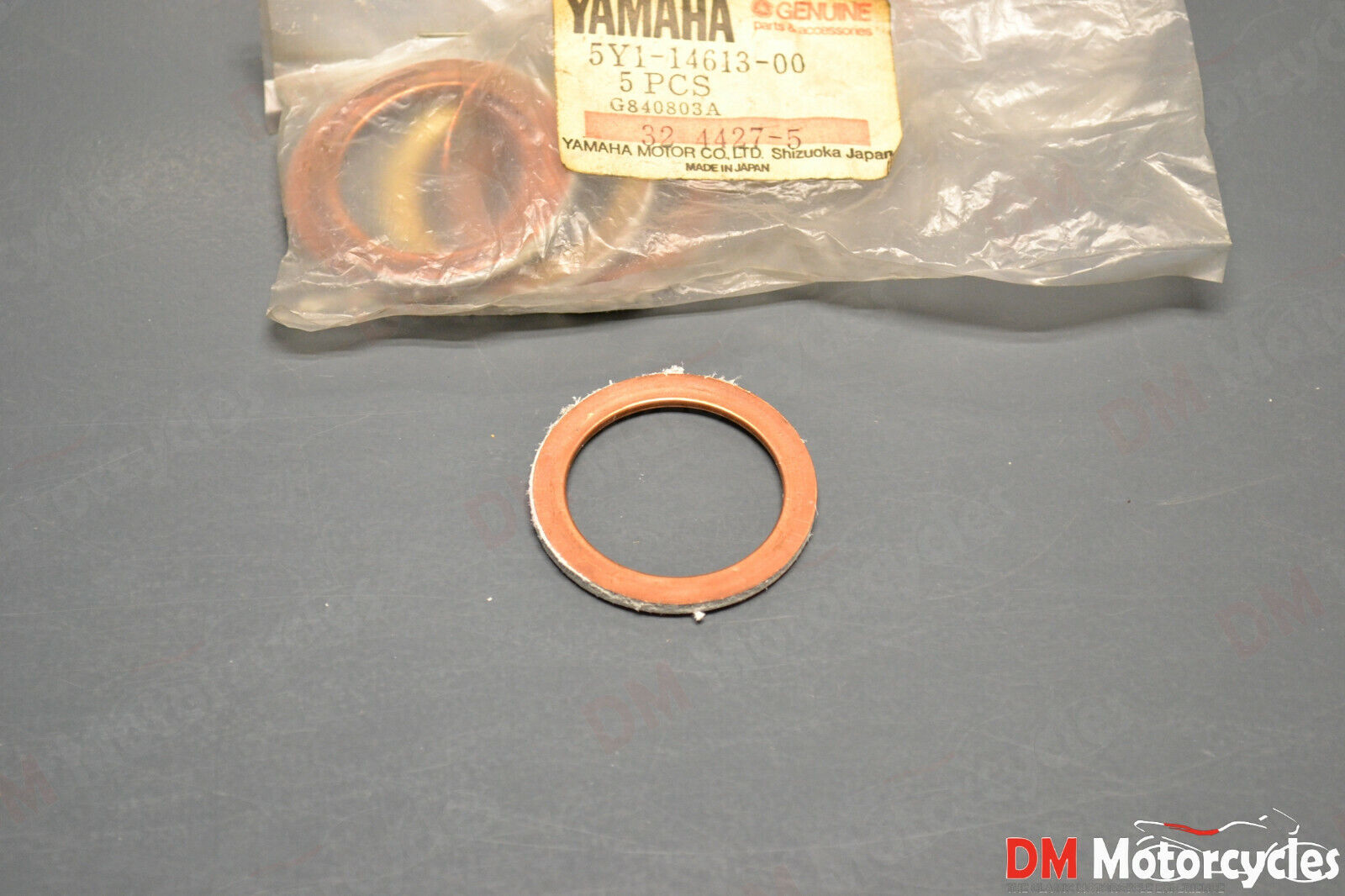 Yamaha genuine nos xt 600 fzr yzf raptor exhaust pipe gasket pn 5y1-14613-00