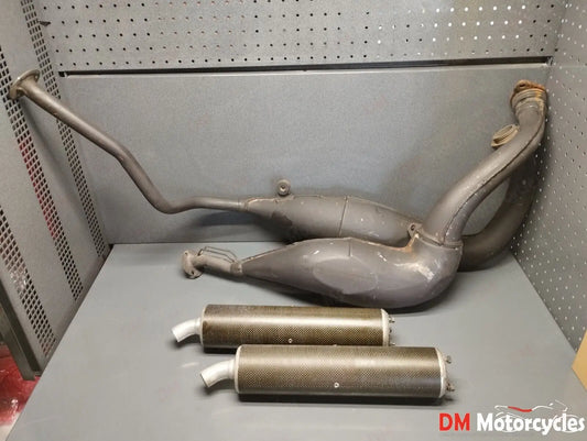 Aprilia genuine used RS250 RS 250 89/235*0009*00 exhaust muffler Complete