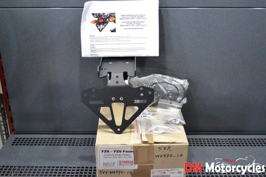 Yamaha genuine new fz6 fazer 600 2009 license plate tidy pn 5vx-w0770-10