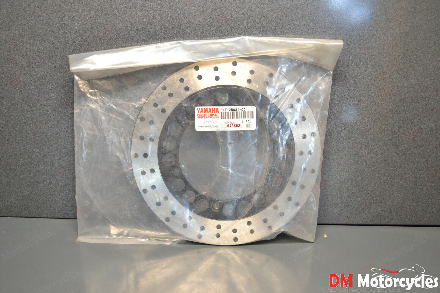 Yamaha genuine nos fzr 1000 genesis 87 - 95 rear brake rotor pn 2kt-25831-00
