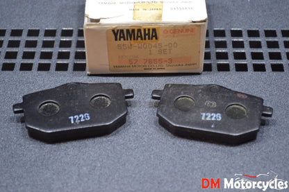 Yamaha genuine nos rt 180 1990 - 1993 front brake pad kit pn 55w-w0045-00