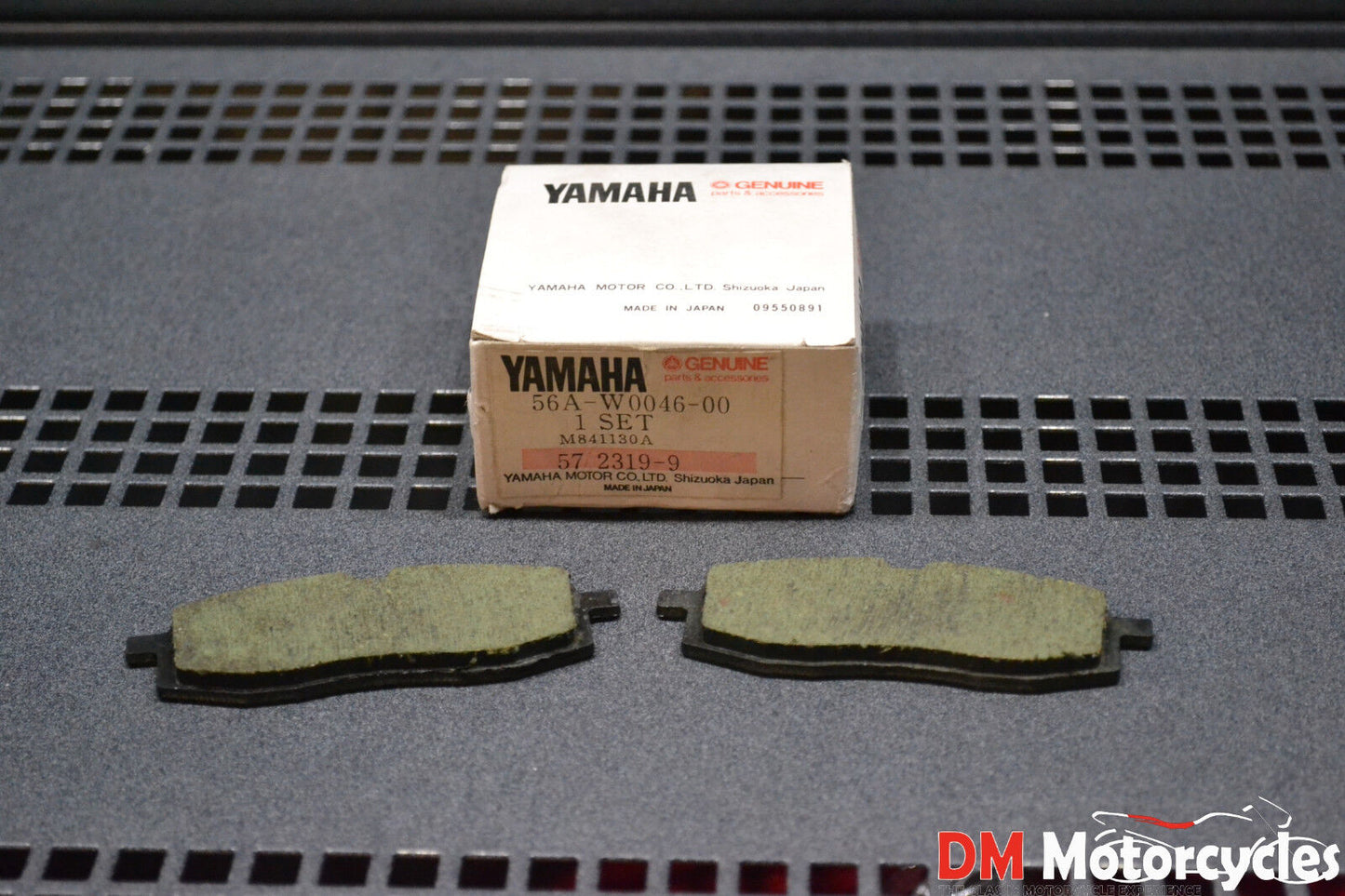 Yamaha genuine nos  yz125 yz250 yz490 1985 front brake pad kit pn 56a-w0046-00