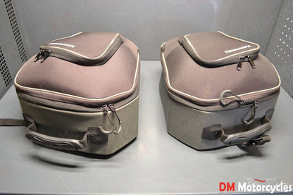 Kawasaki genuine used z650 ninja side panniers saddle bags