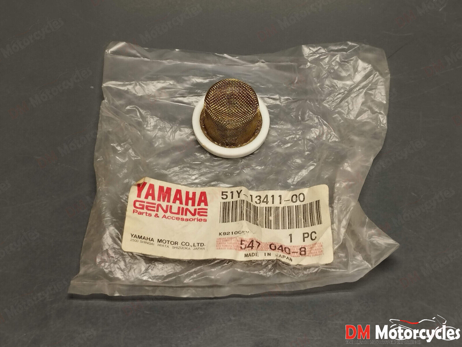 Yamaha genuine new ytm 200 moto 4 oil strainer pn 51y-13411-00