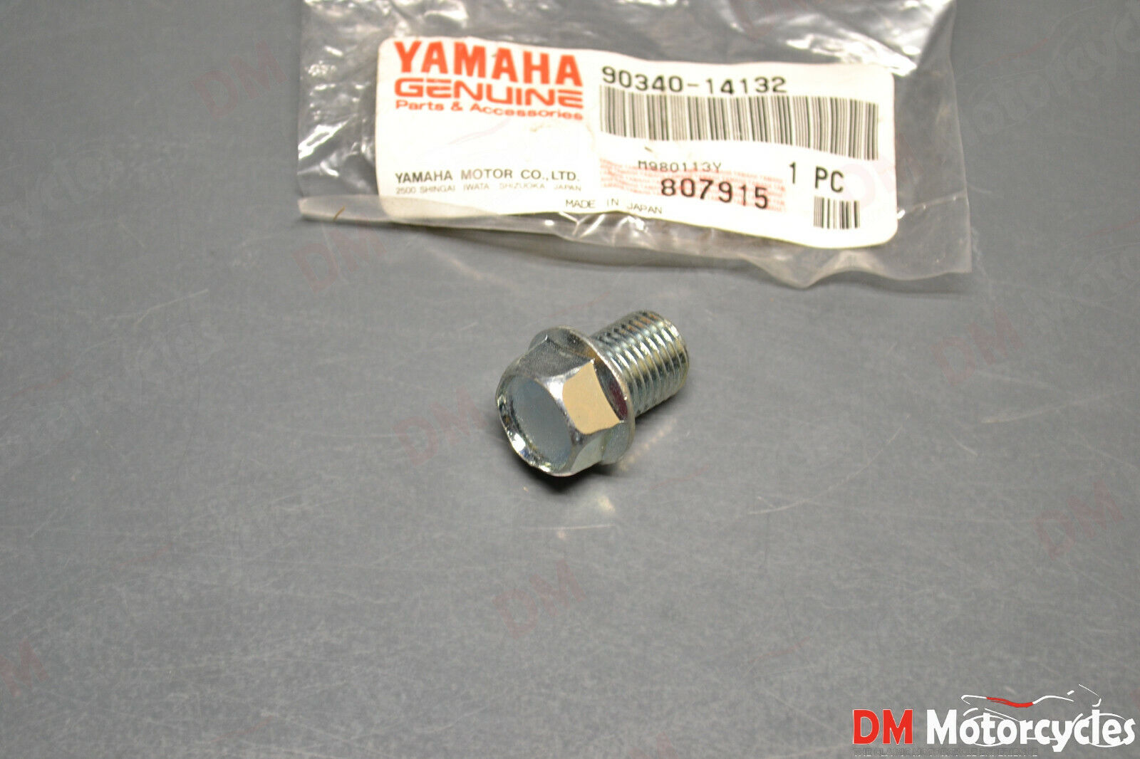 Yamaha genuine new rd250lc rd350lc rd 350 ypvs oil drain bolt pn 90340-14132
