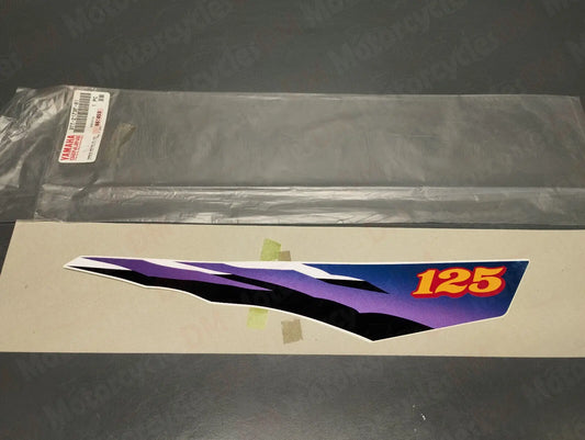 Yamaha genuine new dt 125 1985 graphic 2 sticker decal pn 3tt-2173f-81