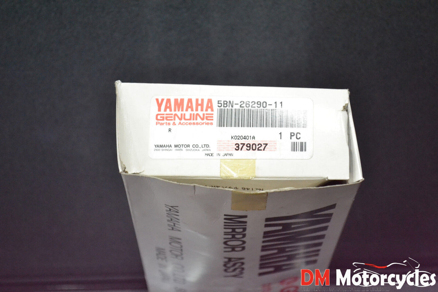 Yamaha genuine new xvs650 xvs 650 1999 right mirror pn 5bn-26290-11
