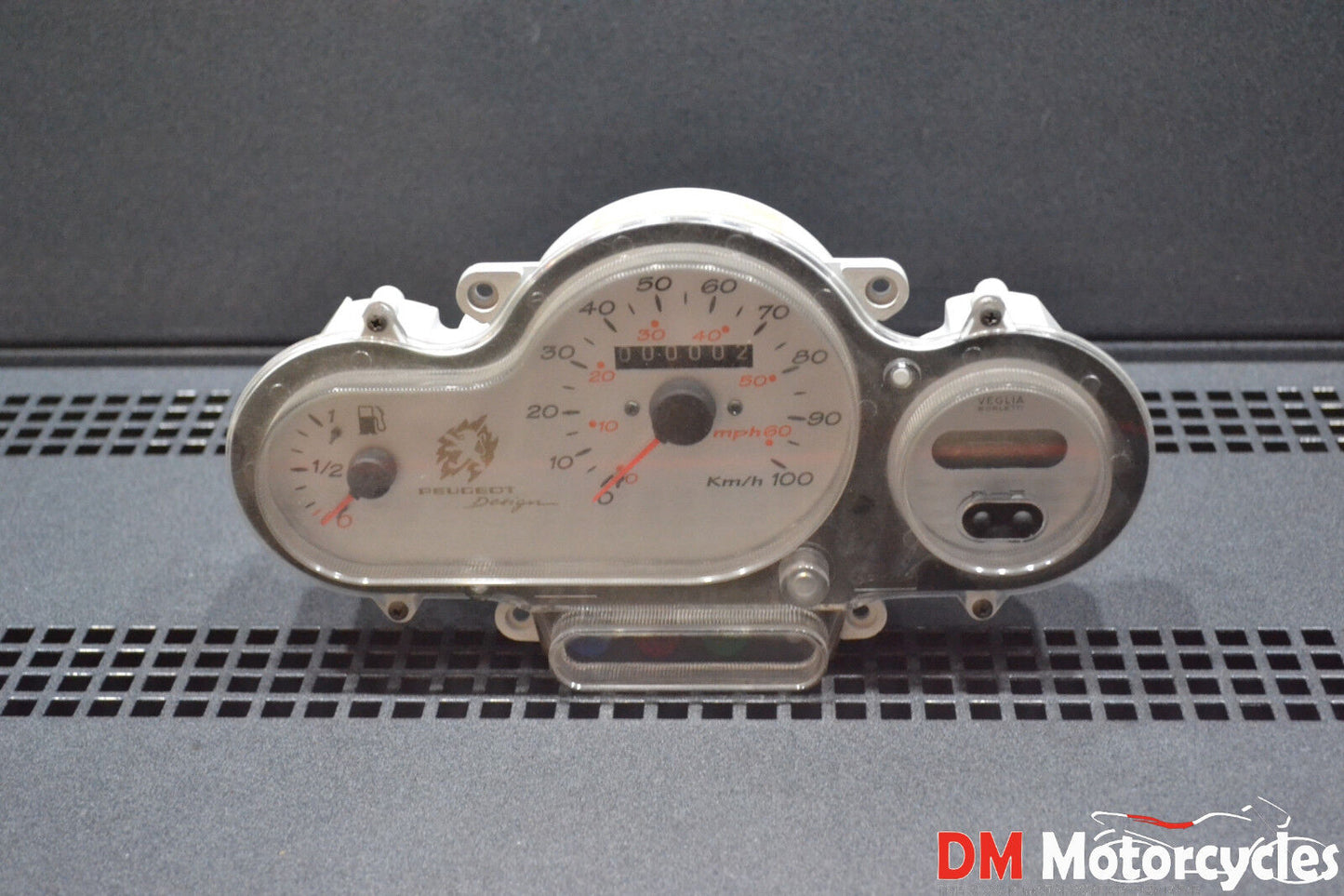 Peugeot genuine new elyseo 50 speedo meter gauge assy pn 737157