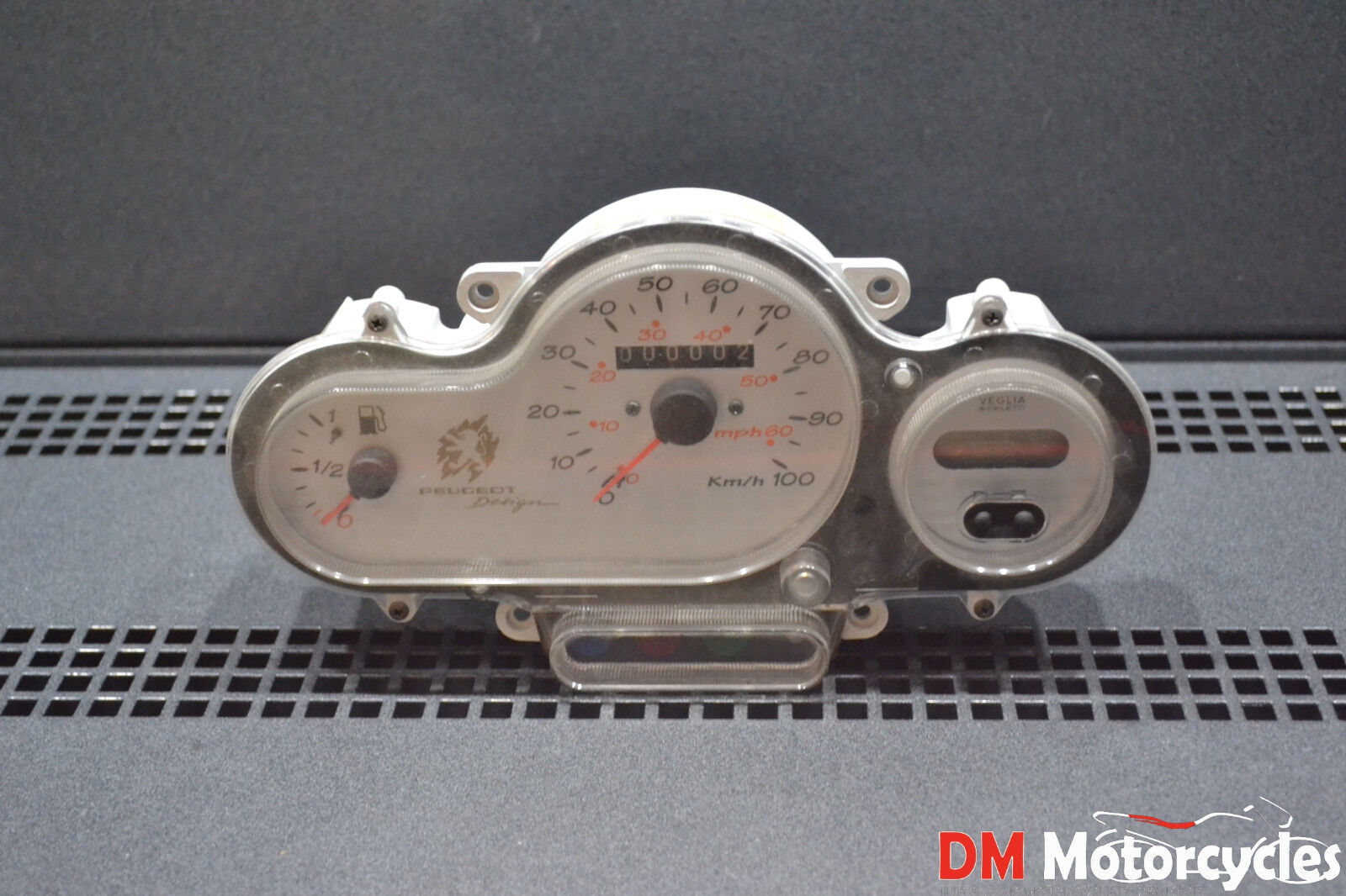 Peugeot genuine new elyseo 50 speedo meter gauge assy pn 737157