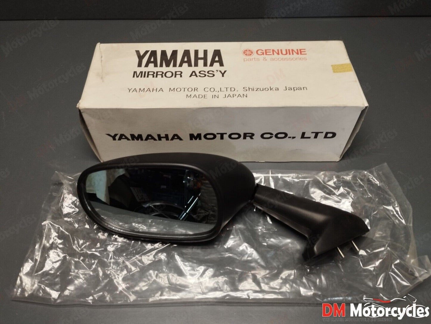 Yamaha genuine new yzf r6 1999 - 2000 left mirror pn 4yr-26280-00