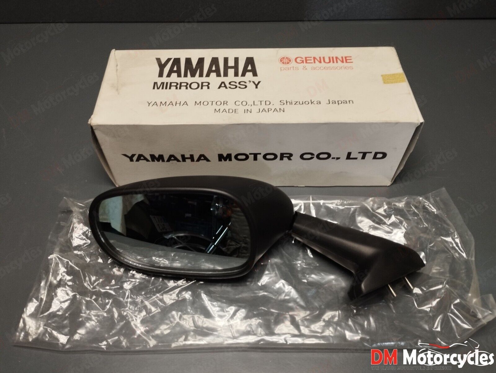 Yamaha genuine new yzf r6 1999 - 2000 left mirror pn 4yr-26280-00