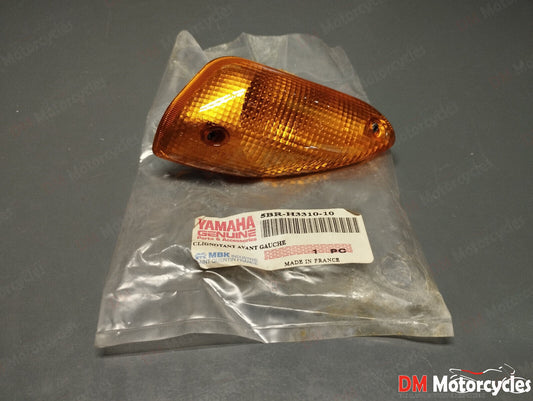 Yamaha genuine new yq aerox nitro 50 100 left front turn signal pn 5br-h3310-10