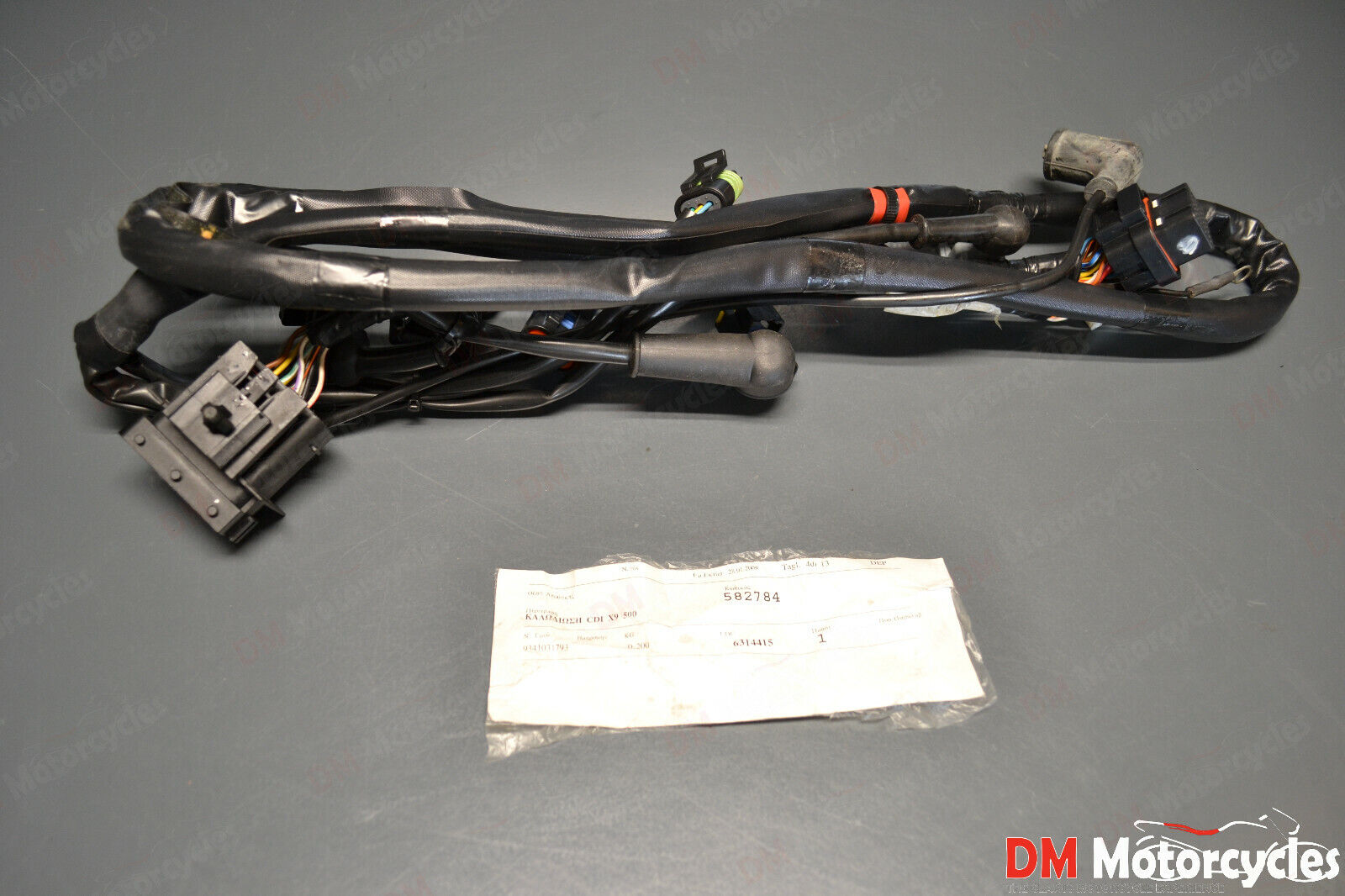 Piaggio genuine new x9 500 Injection power unit harness pn 582784