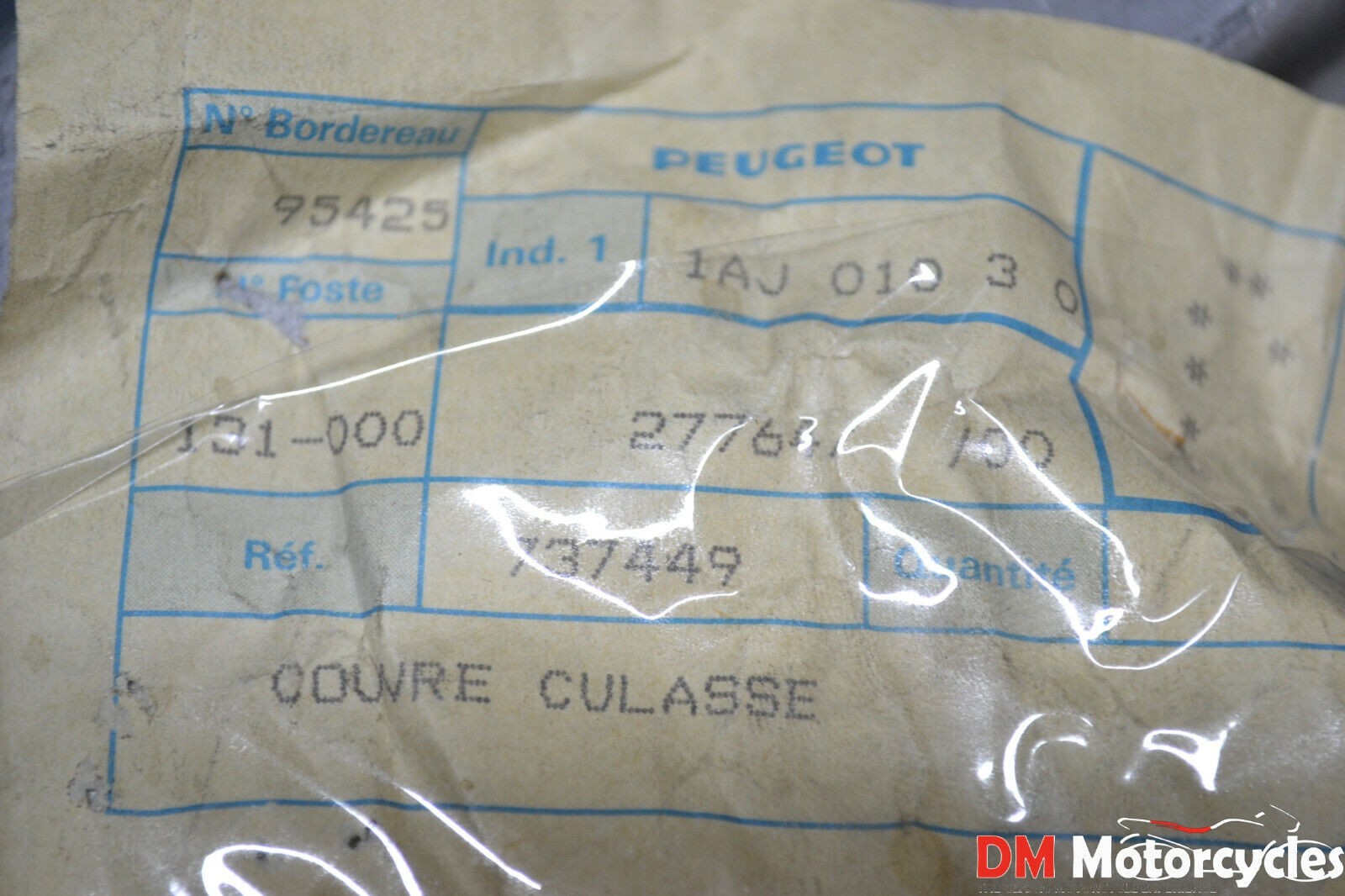Peugeot genuine new Elystar Elyseo 125 150 cylinder head cover pn 737449