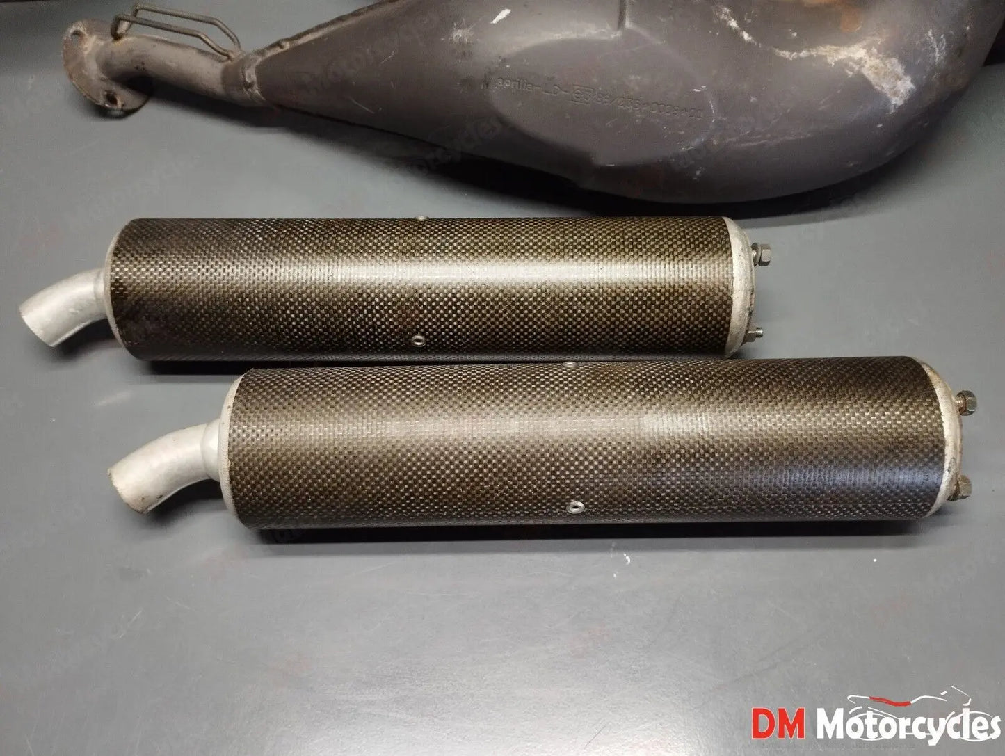Aprilia genuine used RS250 RS 250 89/235*0009*00 exhaust muffler Complete
