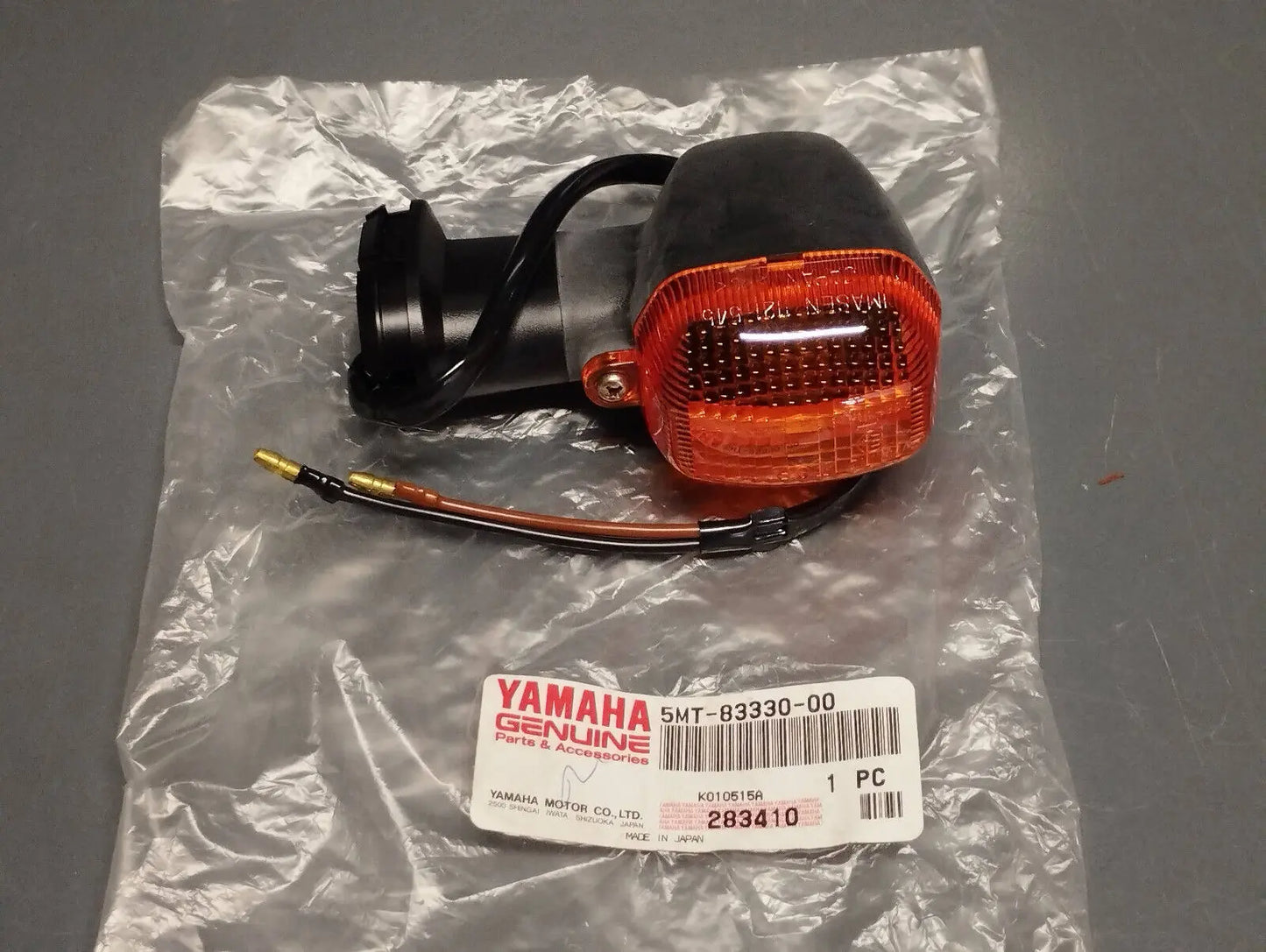 Yamaha genuine new yzf r6 2001 02 rear left turn signal pn 5mt-83330-00