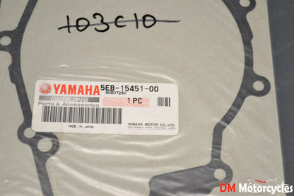 Yamaha genuine new yzf r6 99 - 00 stator cover gasket pn 5eb-15451-00