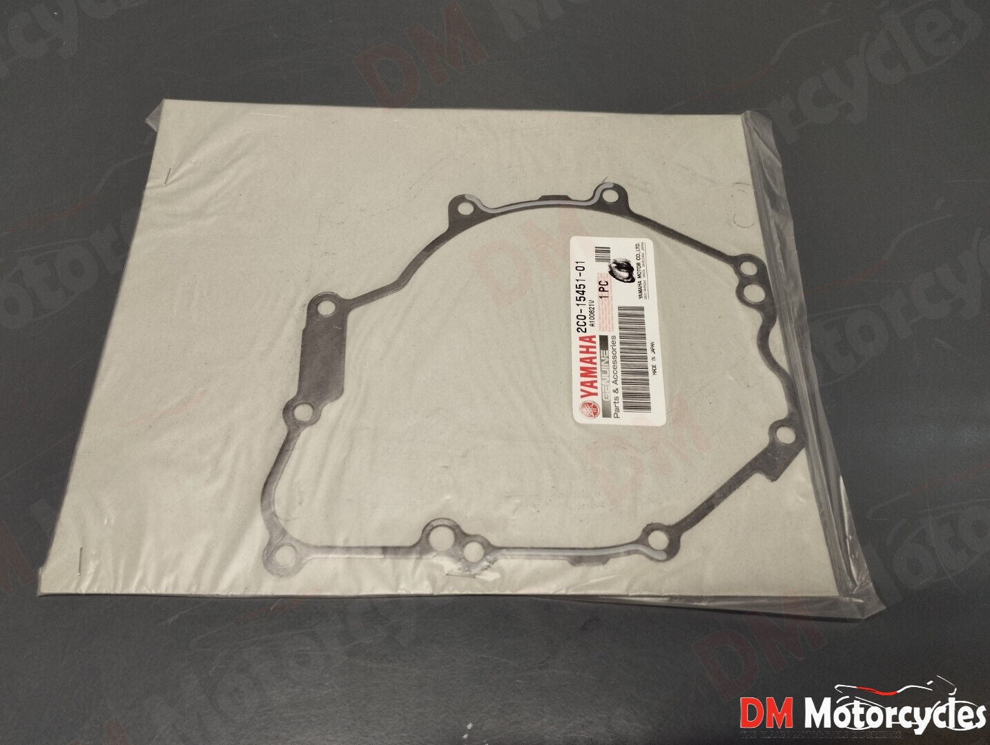 Yamaha genuine new yzf r6 crankcase cover gasket pn 2c0-15451-01
