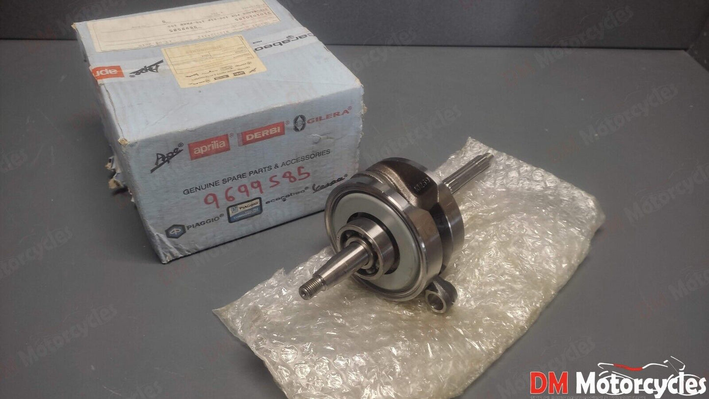 Piaggio genuine new fly zip scarabeo atlantis 100 2t crankshaft pn 9699585