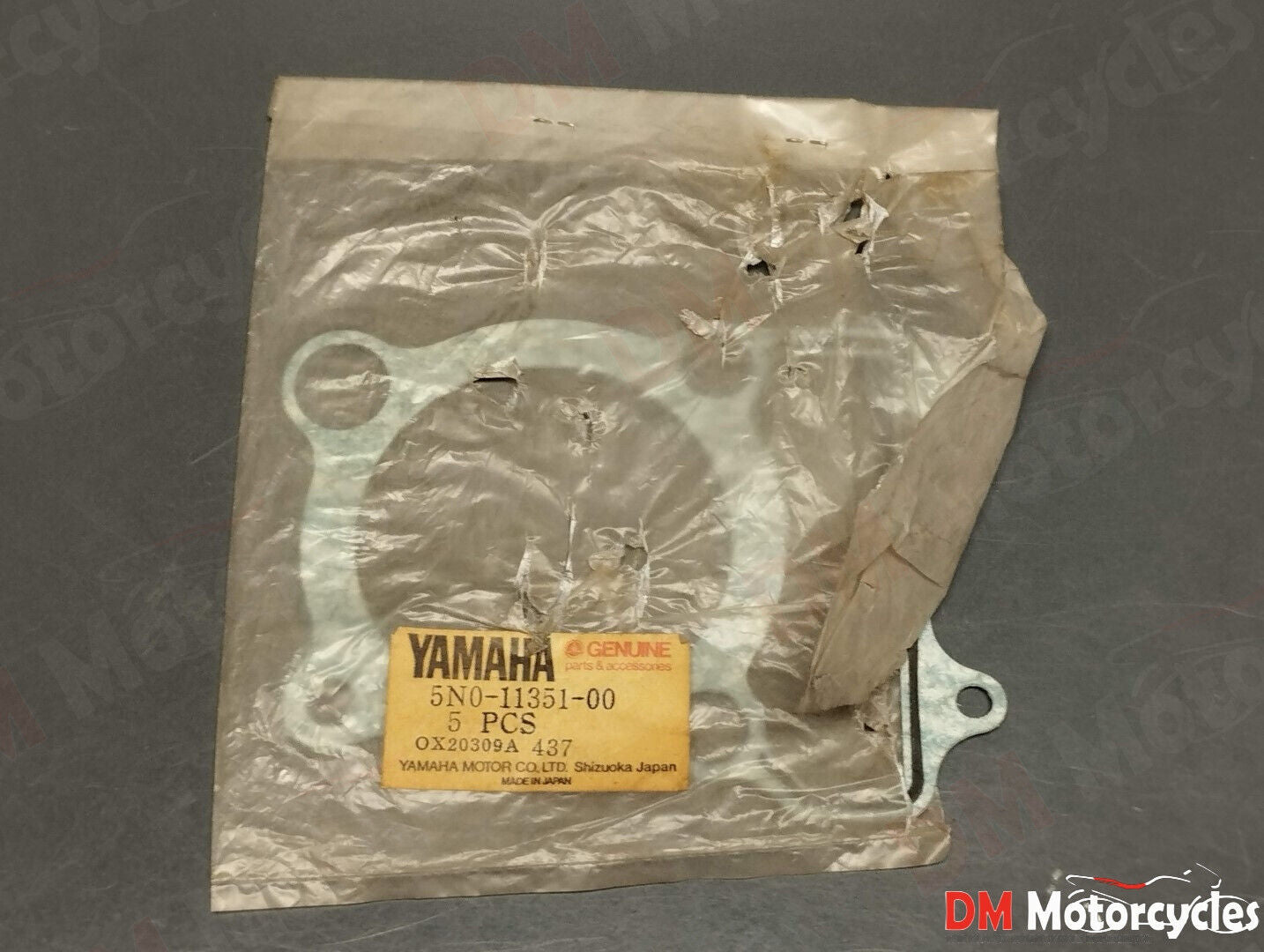 Yamaha genuine nos sr xt 125 cylinder cover gasket pn 5n0-11351-00