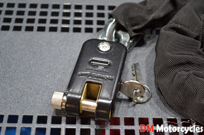 Piaggio genuine new security chain padlock 120mm pn 602943m
