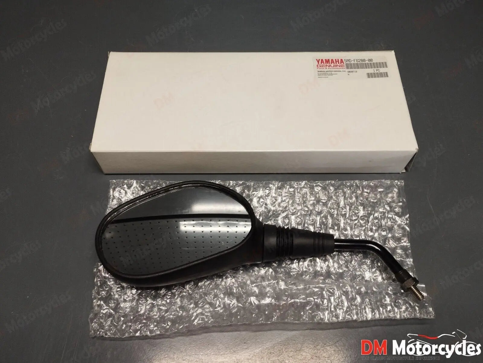 Yamaha genuine new n50 neos 1997 right mirror pn 5ad-f6280-00