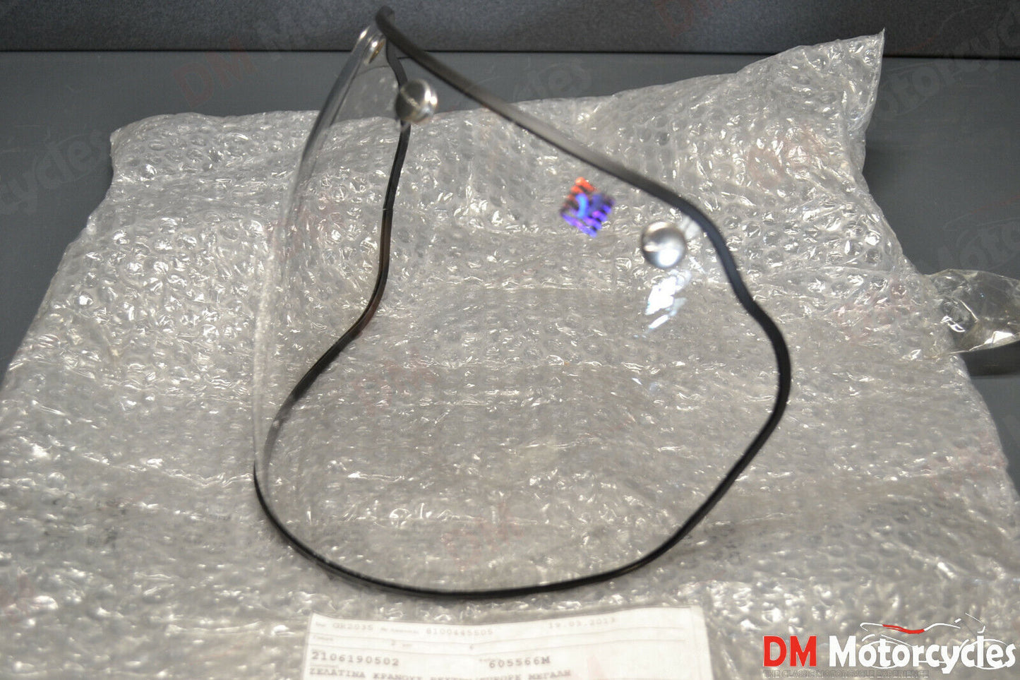 Genuine Vespa P-Xential & Colors Jet Helmet 3-Snap Visor (Transparent) 605566M