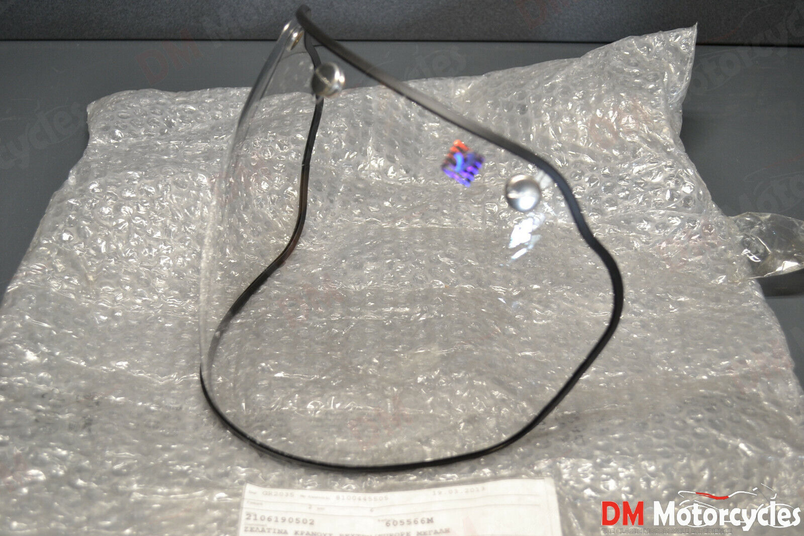 Genuine Vespa P-Xential & Colors Jet Helmet 3-Snap Visor (Transparent) 605566M