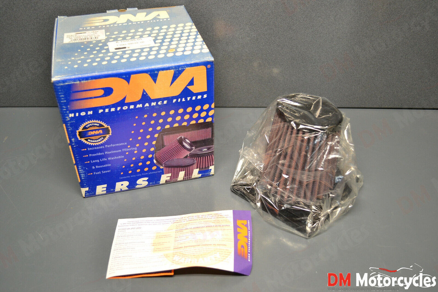 Genuine dna performance air filter yamaha t-max 500 01 - 07 pn r-y5sc05-01