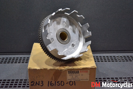 Yamaha genuine nos yb 100 clutch basket primary driven gear pn 2n3-16150-01