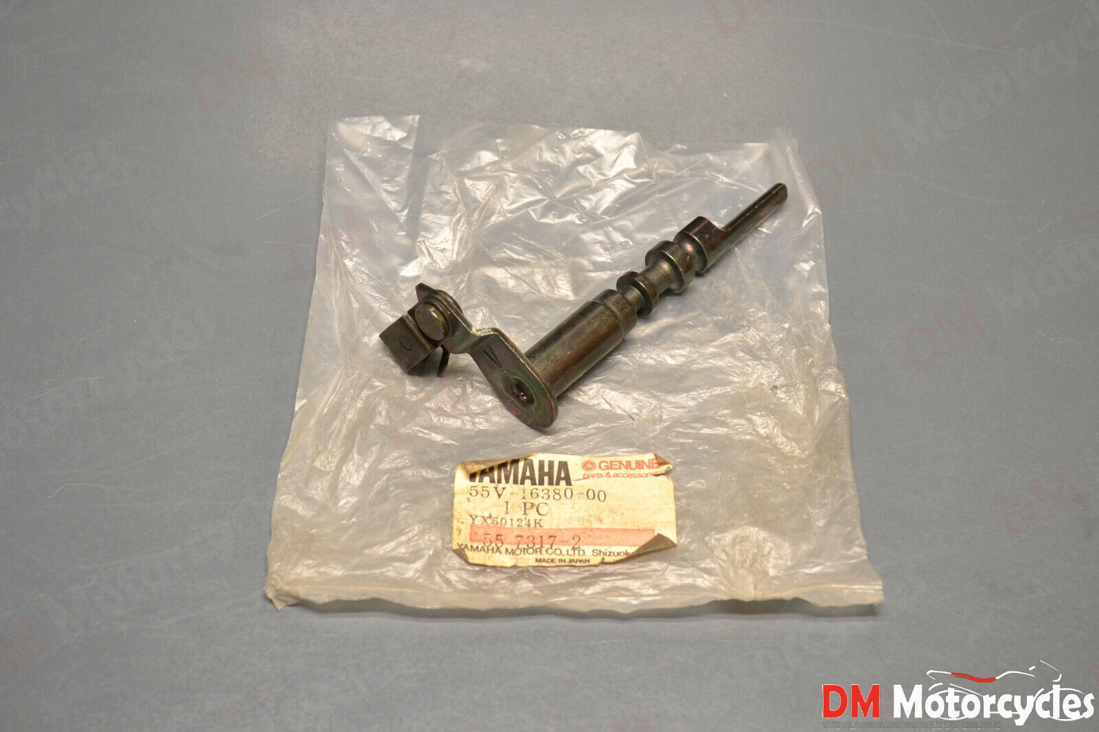 Yamaha genuine nos xt tt 350 push lever assembly pn 55v-16380-00