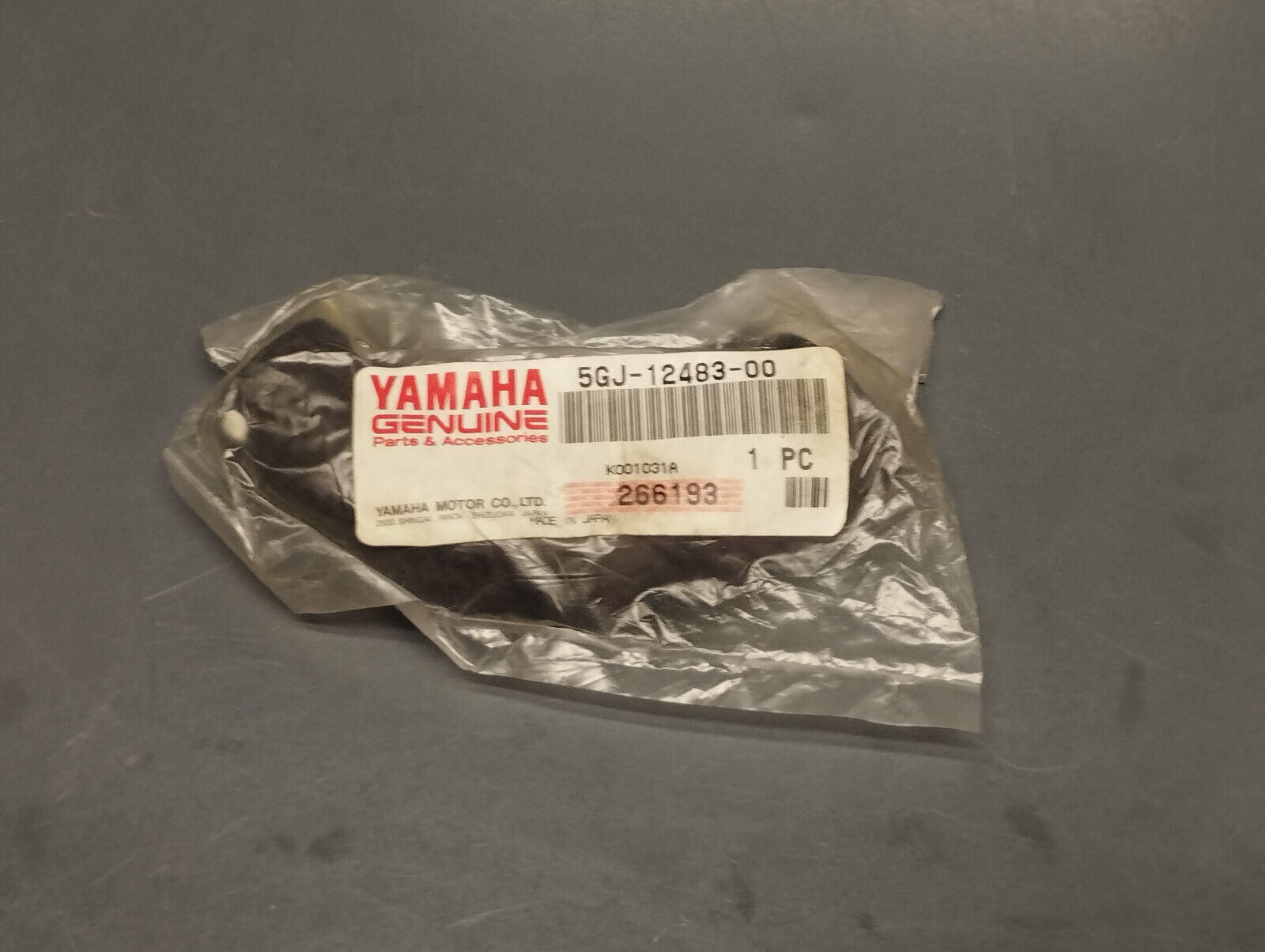 Yamaha genuine new xp tmax 500 01 - 07 radiator hose pipe 3 pn 5gj-12483-00