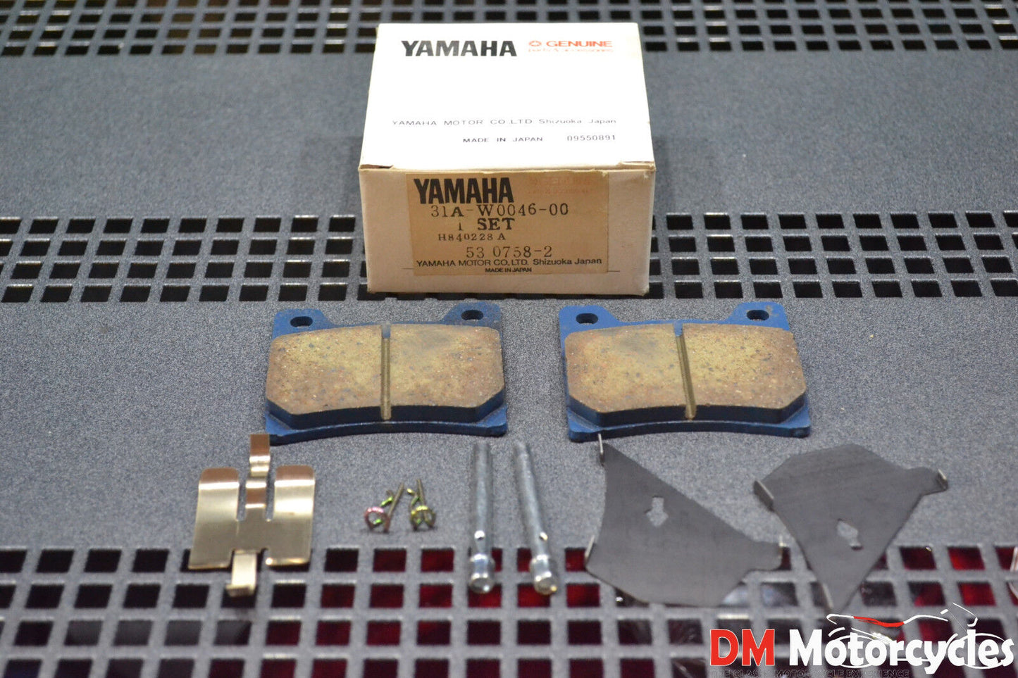 Yamaha genuine nos rd 500 xj 900 1984 front brake pad kit pn 31a-w0046-00