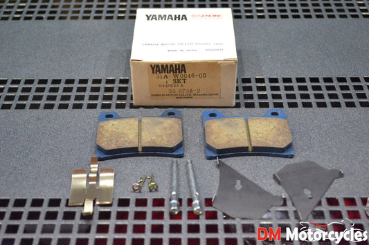 Yamaha genuine nos rd500 xj900 1984 front brake pad kit pn 31a-w0046-00