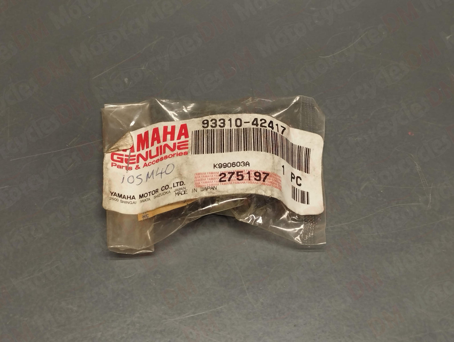 Yamaha genuine nos YDS2 YDS5 DS6 YA6 YM2 1969 crank bearing pn 93310-42417