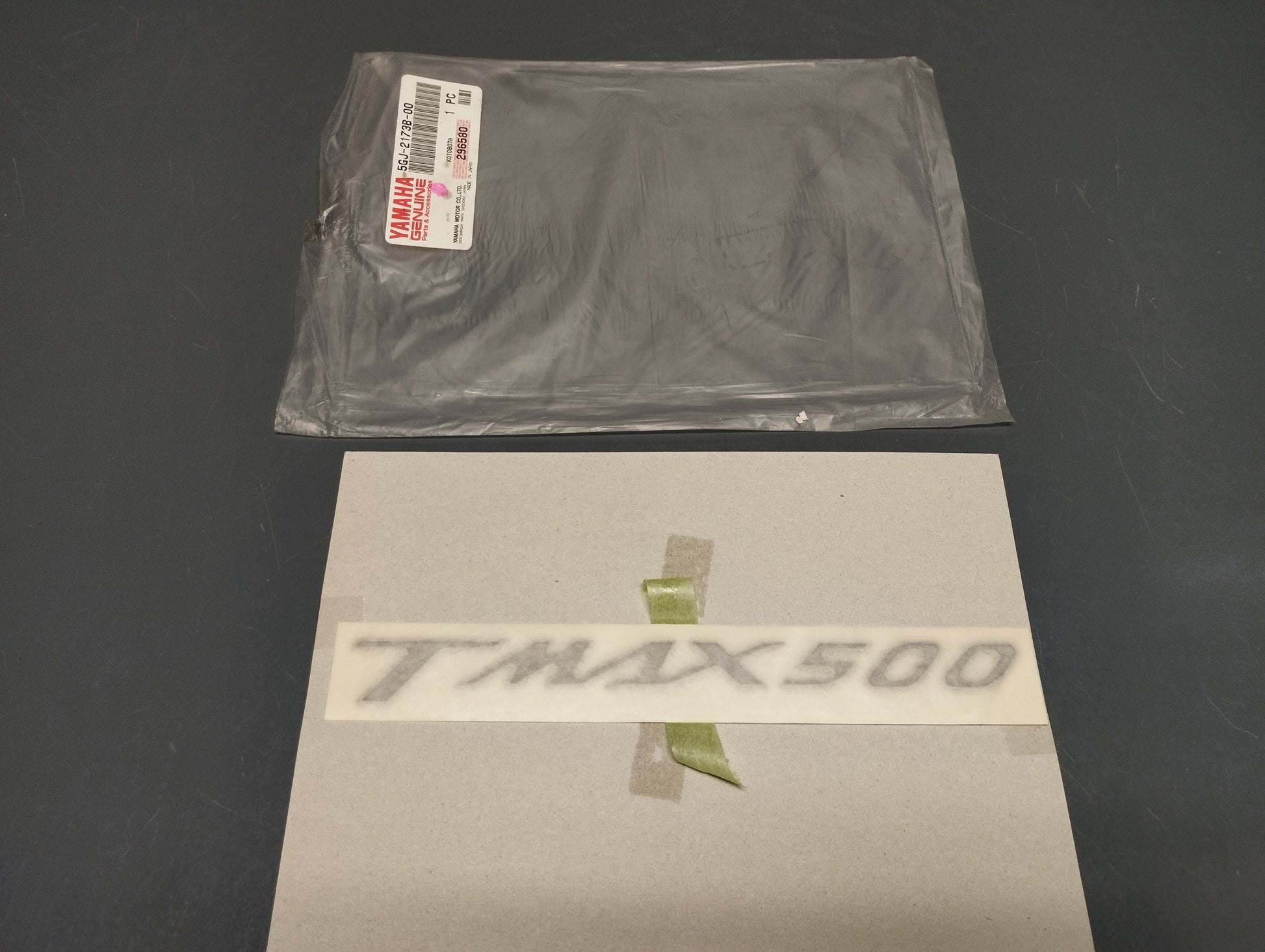 Yamaha genuine new xp500 tmax500 2001 2002 emblem 3d sticker decal pn 5gj-2173b-00