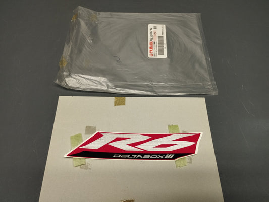 Yamaha genuine new yzf r6 2005 emblem 1 sticker decal pn 5sl-2834c-b0 - Www.dm-motorcycles.com
