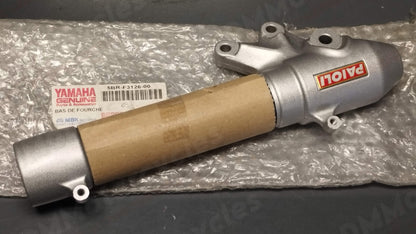 Yamaha genuine new YQ50 Aerox Paioli left fork outer tube leg pn 5br-f3126-00