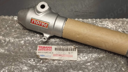 Yamaha genuine new YQ50 Aerox Paioli right fork outer tube leg pn 5br-f3136-00