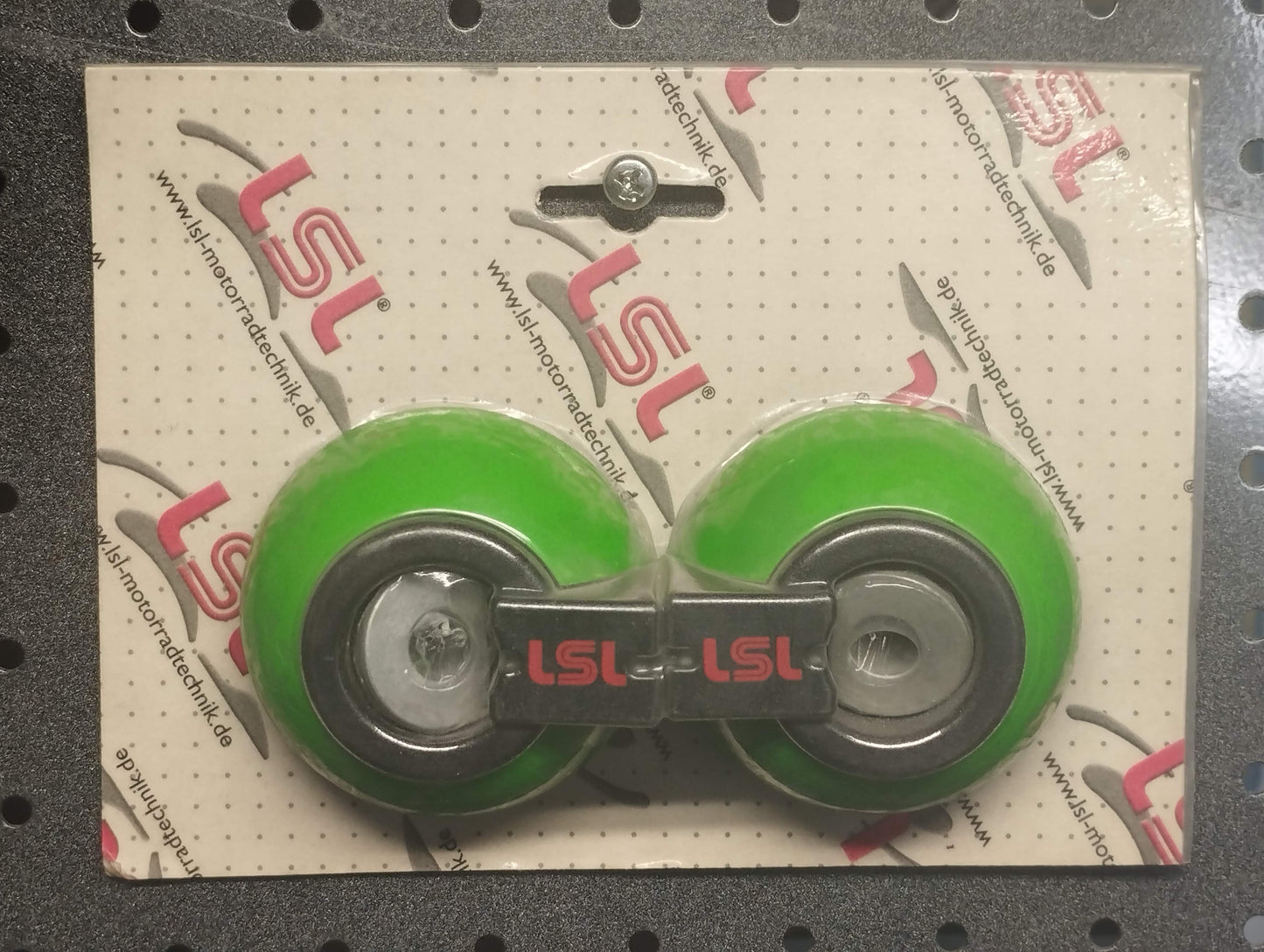 Lsl genuine crash pads green powder coated pn ls551001gr0101