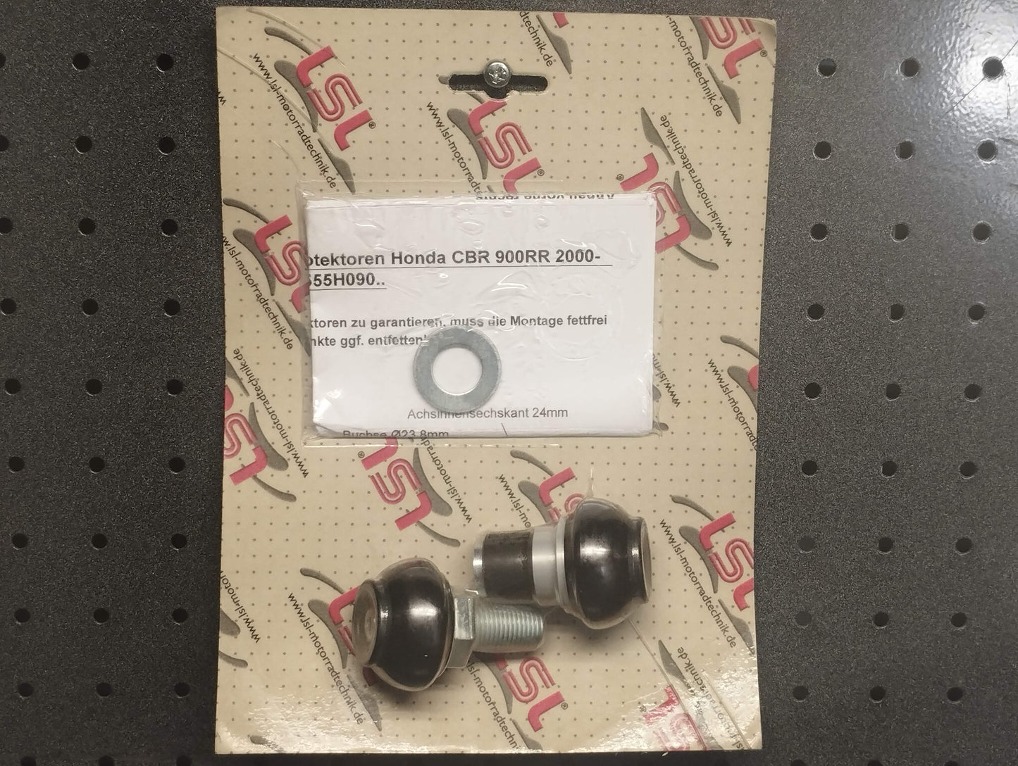 Lsl genuine crash ball silver Honda CBR 900rr pn 555h090sw