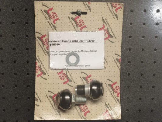 Lsl genuine crash ball silver Honda CBR 900rr pn 555h090sw