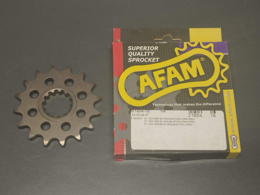 Afam new yzf 1000 R1 1998-2006 steel front sprocket pn 21804-16 - Www.dm-motorcycles.com